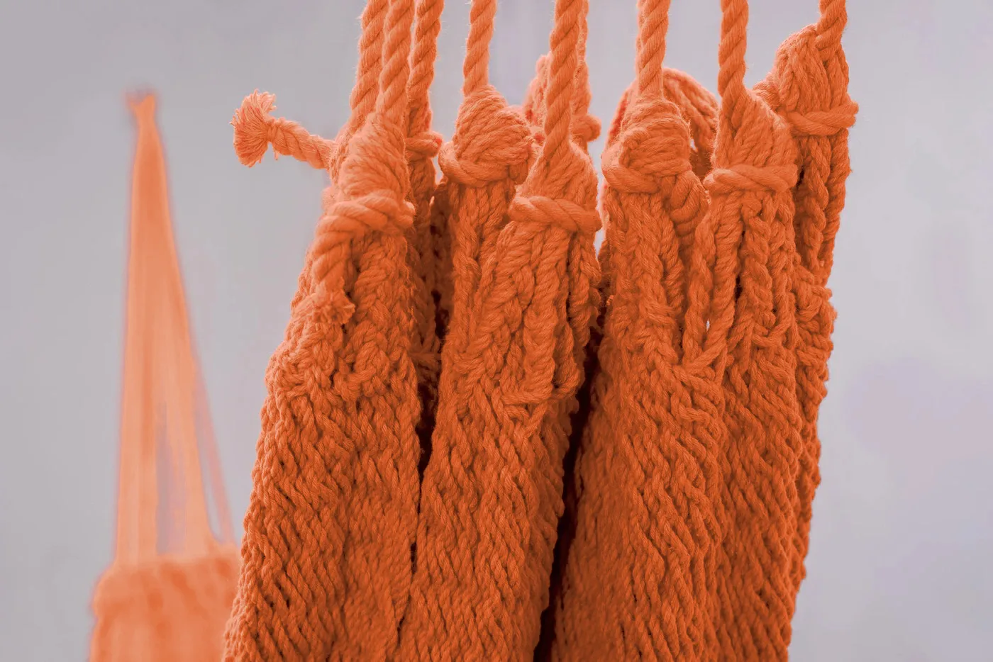 Vivid Orange Cotton Hammock