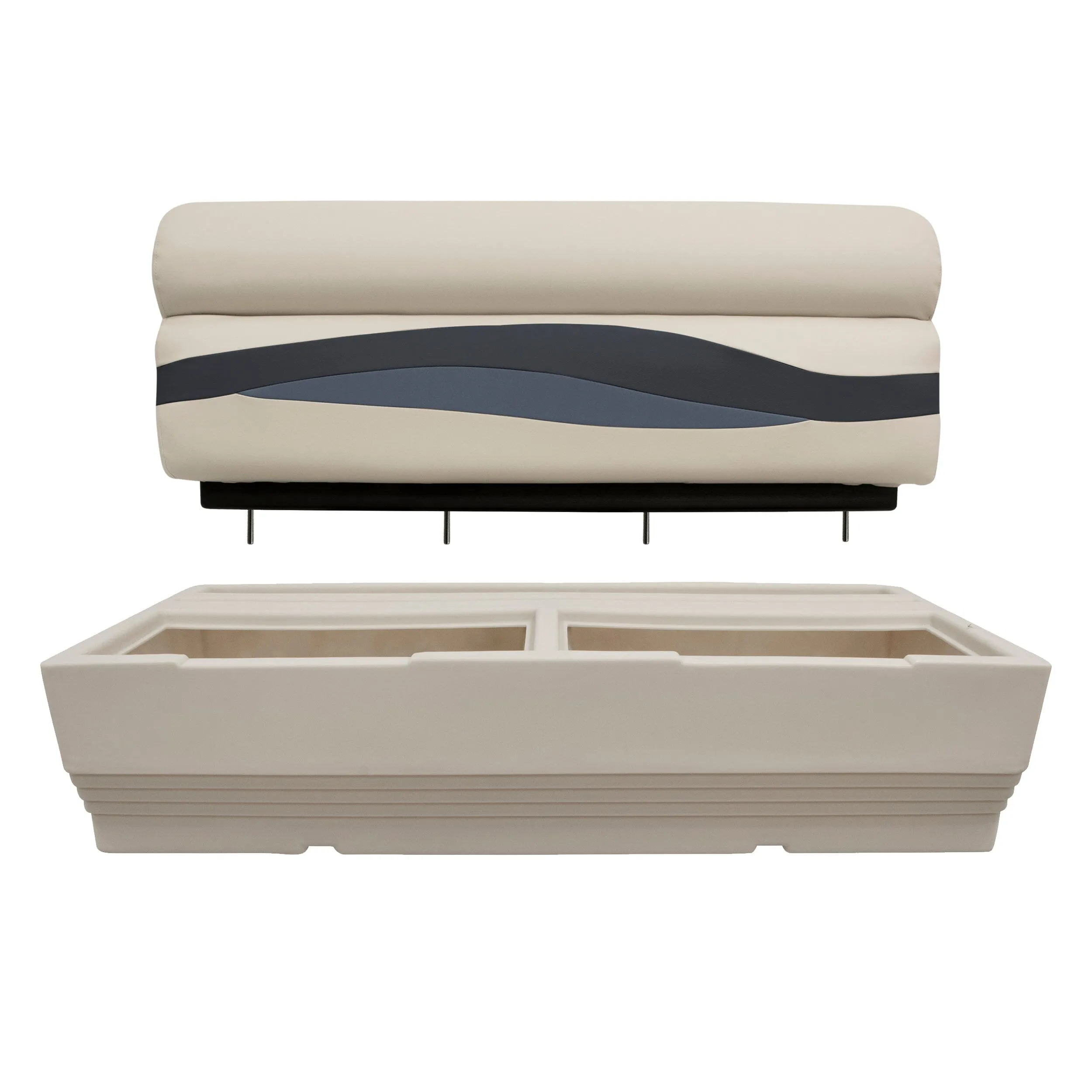 Wise BM1145 Premier Pontoon 50" Bench Cushion Set